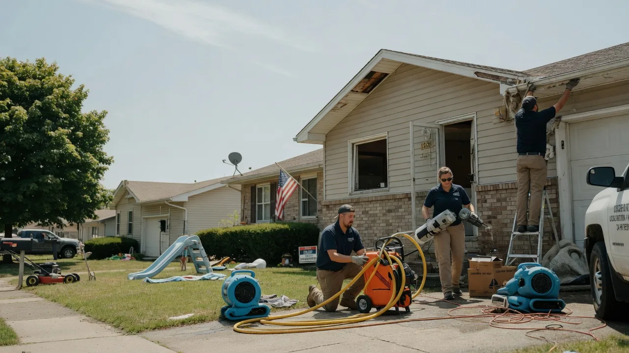 Water Damage Restoration in Donie, TX near me
